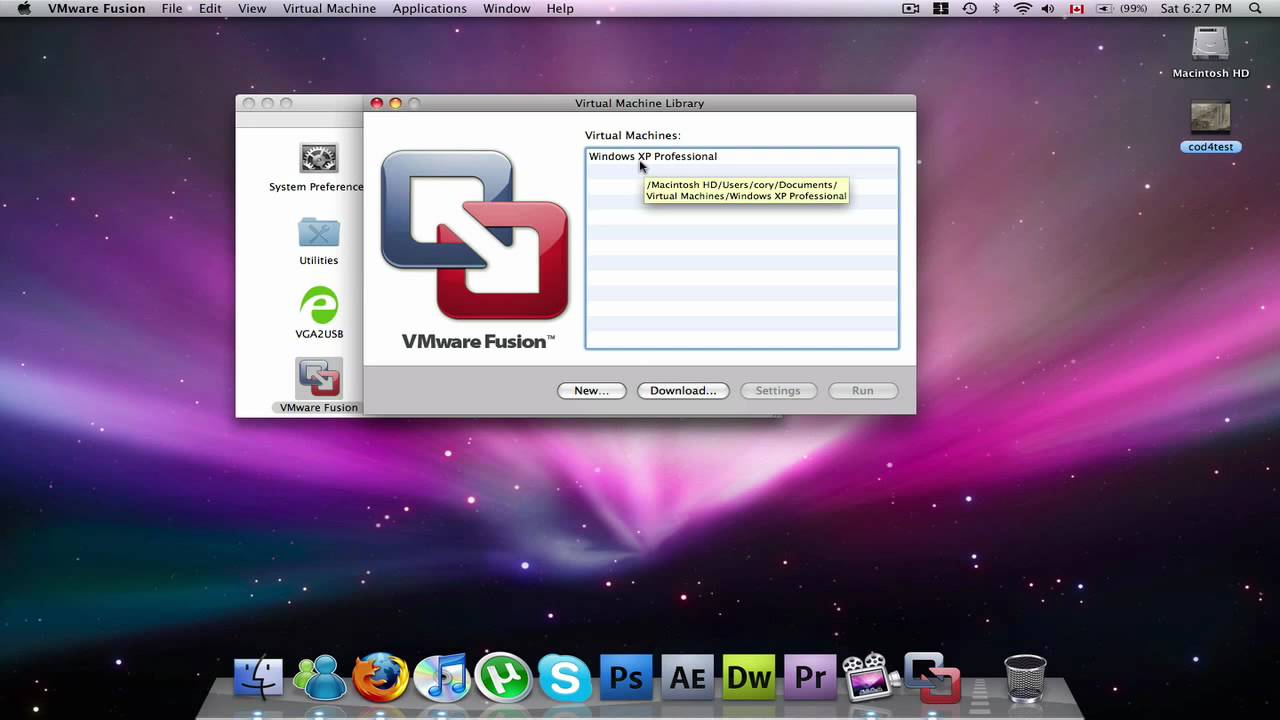 vmware 2.1 for mac rdp not selectable
